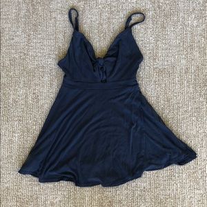 Urban Outfitters tie front romper